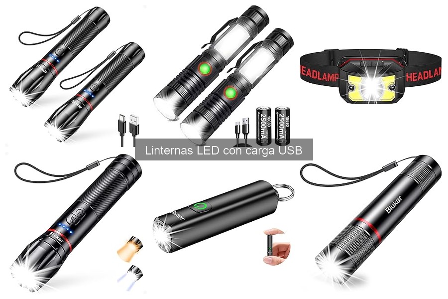 Guía de compra de linternas LED con carga USB