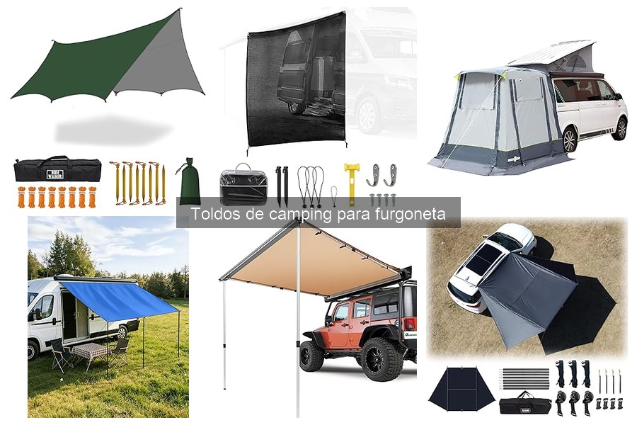 Guía de compra de toldos de camping para furgoneta