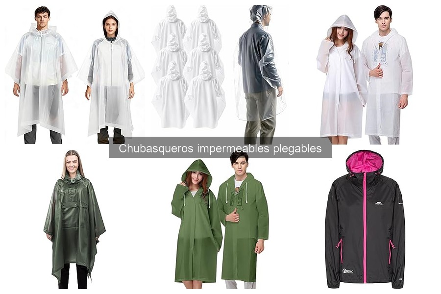 Guía para elegir chubasqueros impermeables plegables