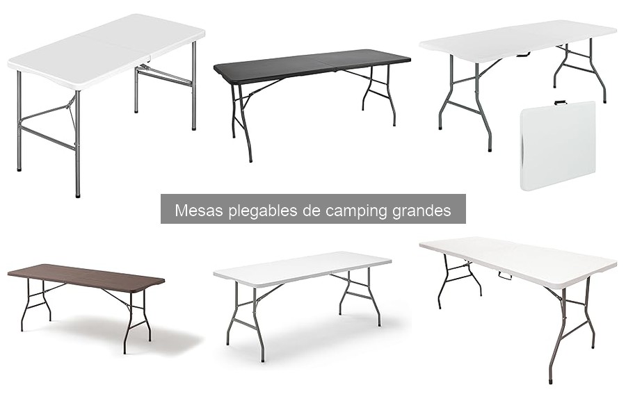 Guía para elegir mesas plegables de camping grandes