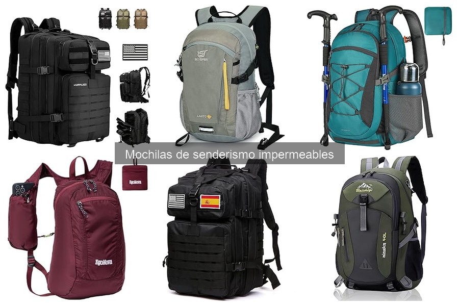 Guía para elegir mochilas de senderismo impermeables