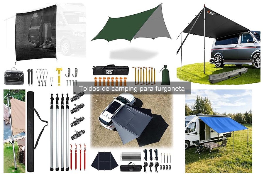 Guía para elegir un toldo de camping para furgoneta familiar