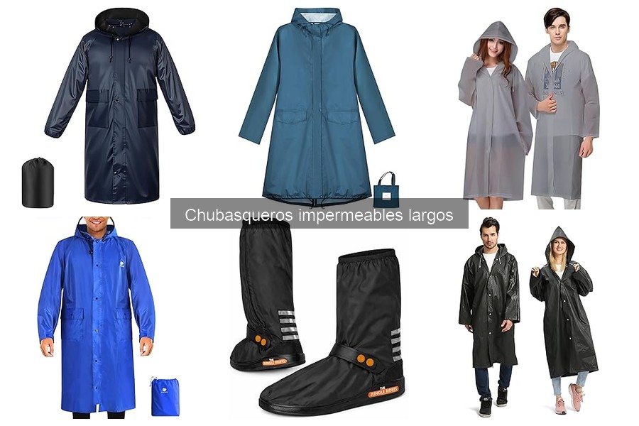 Mejores chubasqueros impermeables largos para el campo
