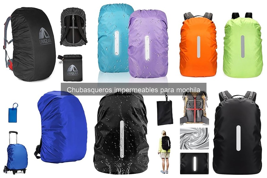 Mejores chubasqueros impermeables para mochileros: comparativa