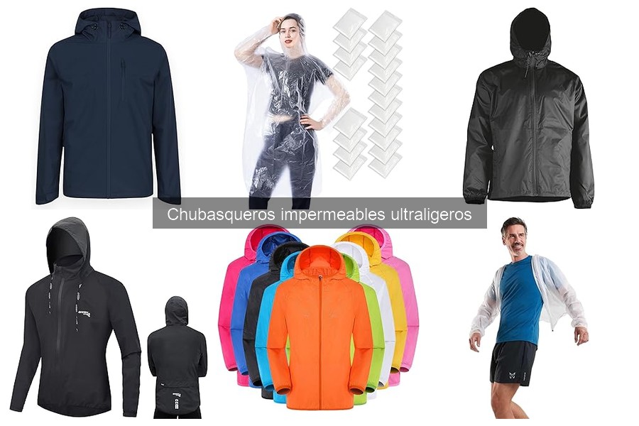 Mejores chubasqueros impermeables ultraligeros para senderismo