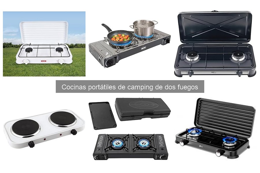 Mejores cocinas portátiles de camping de dos fuegos