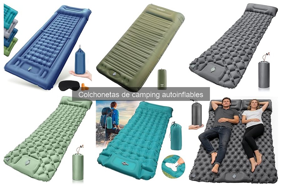 Mejores colchonetas autoinflables para viajes largos