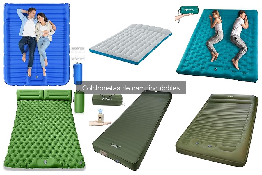 Mejores colchonetas de camping dobles para parejas en 2023