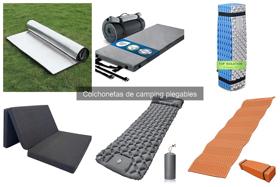 Mejores colchonetas de camping plegables para dormir en el campo