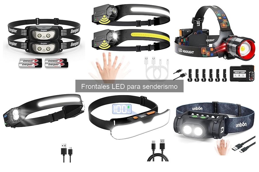 Mejores frontales LED para senderismo nocturno: comparativa