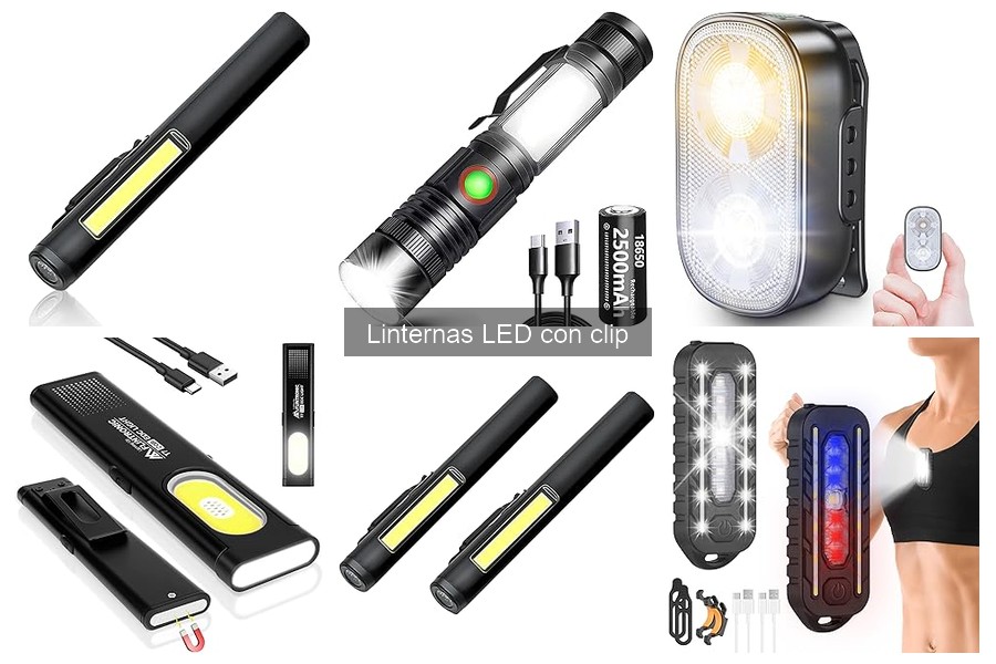 Mejores linternas LED con clip para senderismo en 2023