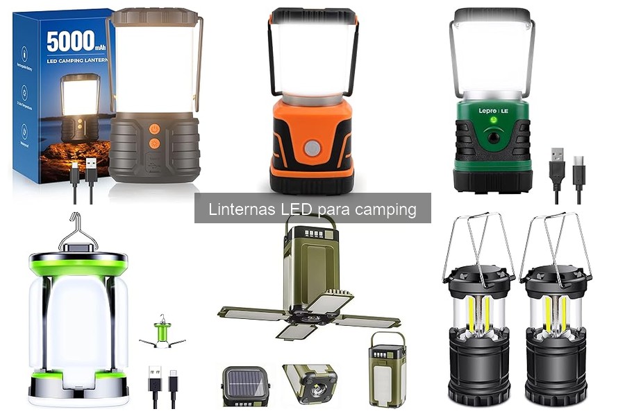 Mejores linternas LED para acampadas familiares en 2023