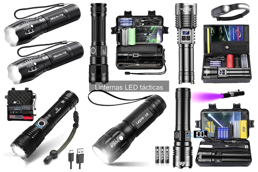 Mejores linternas LED tácticas para camping: comparativa 2023