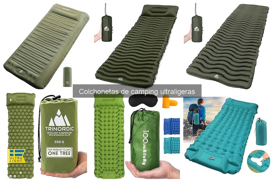 Mejores lugares para comprar colchonetas de camping ultraligeras