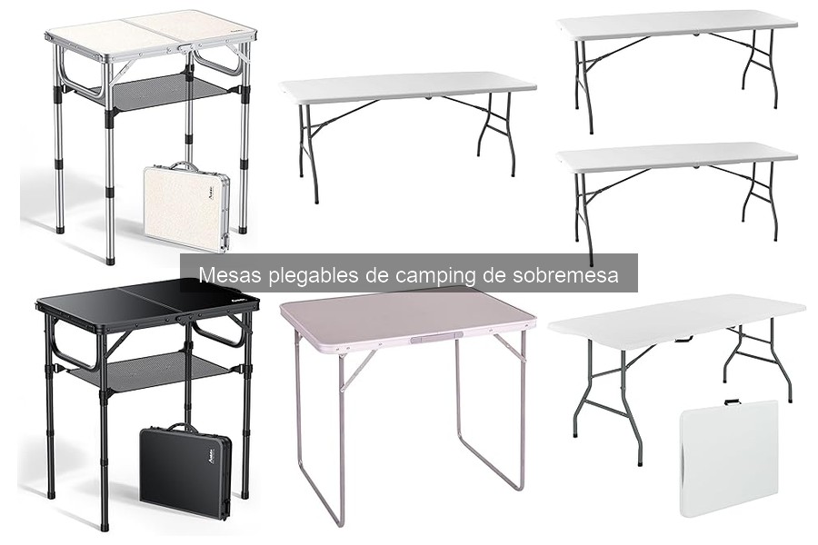 Mejores mesas plegables de camping para familias: comparativa 2023