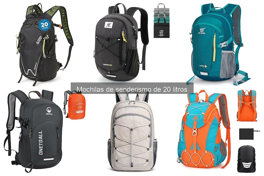 Mejores mochilas de senderismo de 20 litros para mujeres