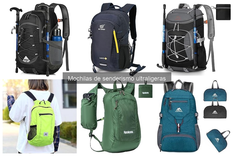 Mejores mochilas de senderismo ultraligeras para principiantes