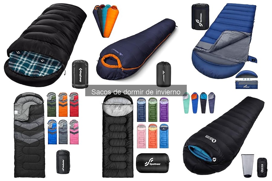 Mejores sacos de dormir de invierno para camping 2023