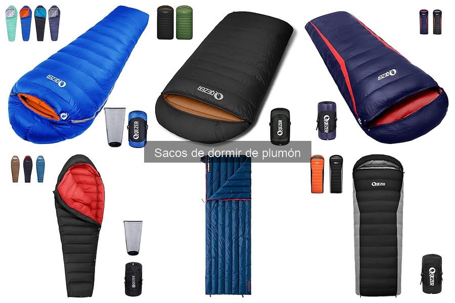 Mejores sacos de dormir de plumón para camping en 2023