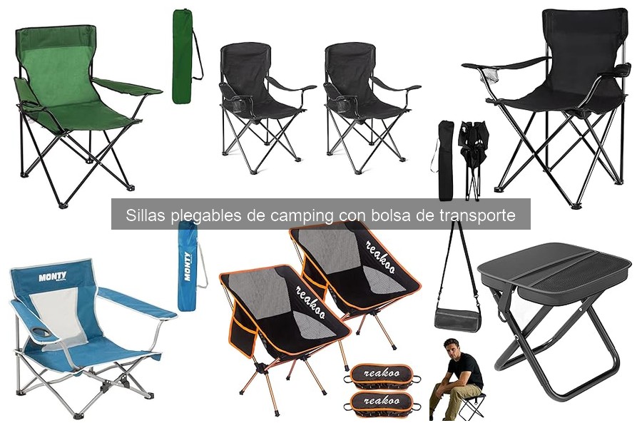 Mejores sillas plegables de camping con bolsa de transporte