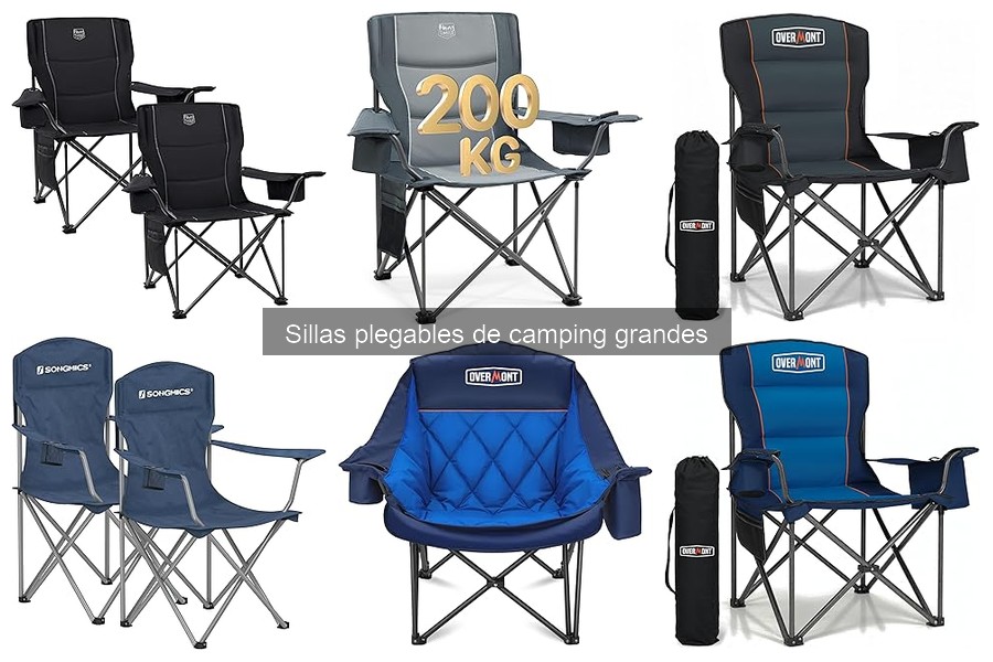 Mejores sillas plegables de camping grandes para tu comodidad
