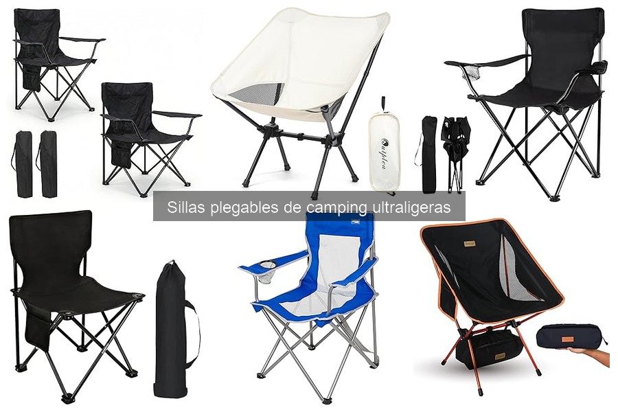 Mejores sillas plegables ultraligeras para mochileros