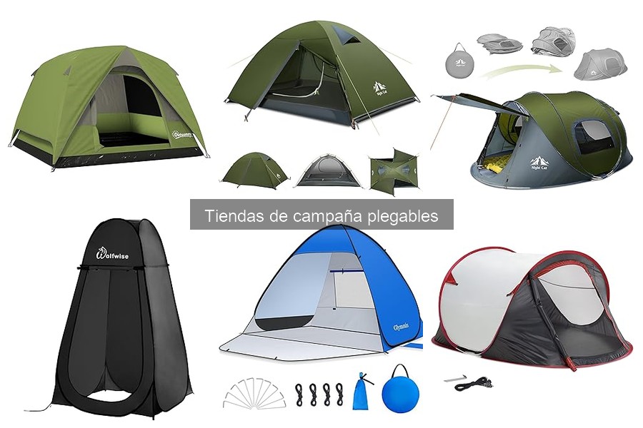 Mejores tiendas de campaña plegables para acampar en familia