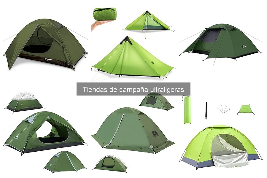 Mejores tiendas de campaña ultraligeras para mochileros