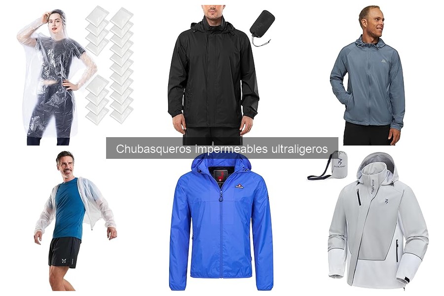 Mejores usos de chubasqueros impermeables ultraligeros