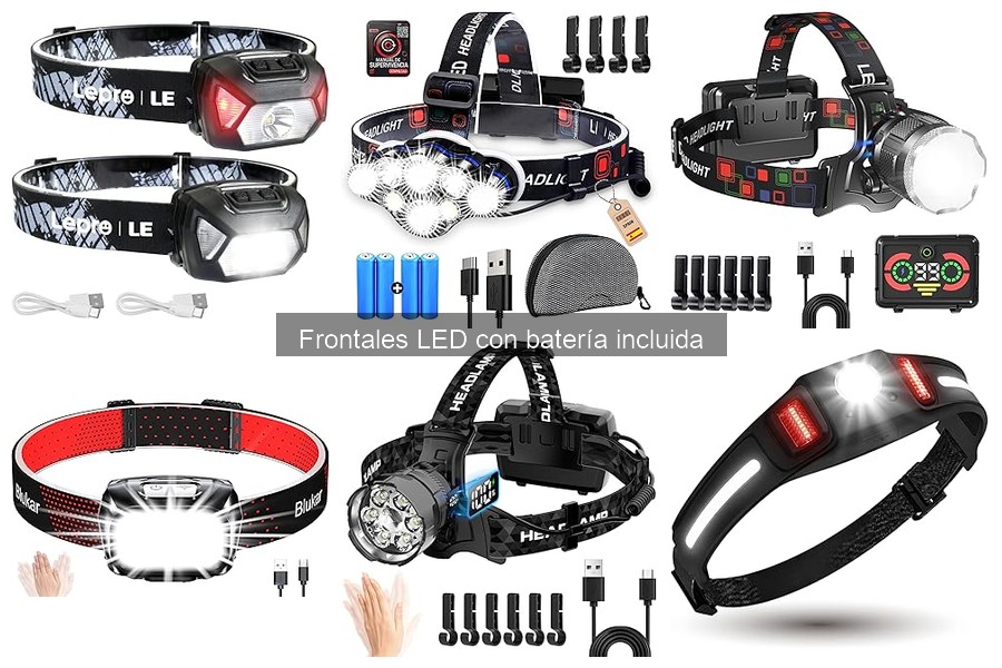 Opiniones sobre frontales LED recargables: guías y reseñas
