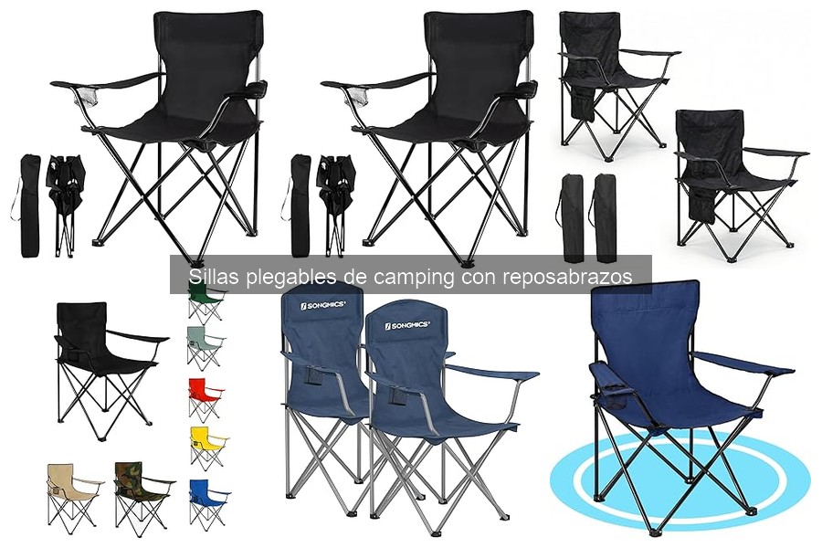 Opiniones sobre sillas plegables de camping con reposabrazos