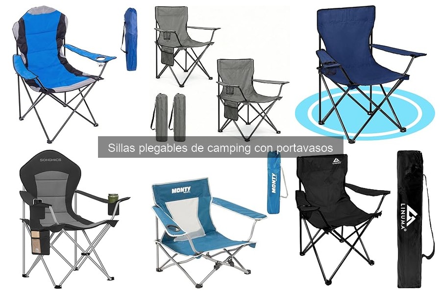 ¿Por qué elegir sillas plegables de camping con portavasos?