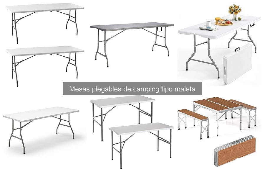 Precios de mesas plegables de camping y dónde comprarlas