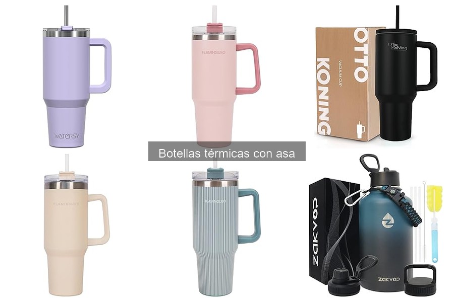 Precios promedio de botellas térmicas con asa