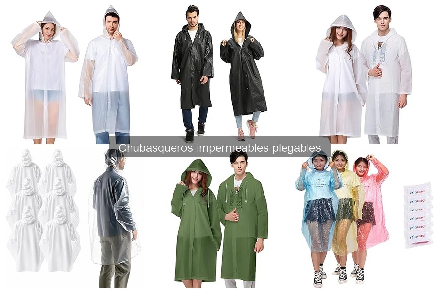 Preguntas Frecuentes sobre Chubasqueros Impermeables Plegables