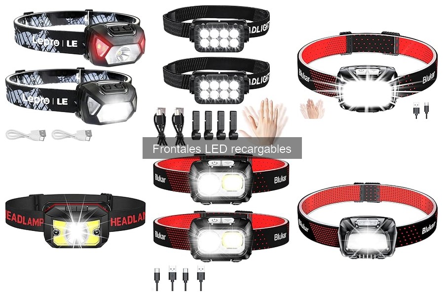 Preguntas frecuentes sobre frontales LED recargables