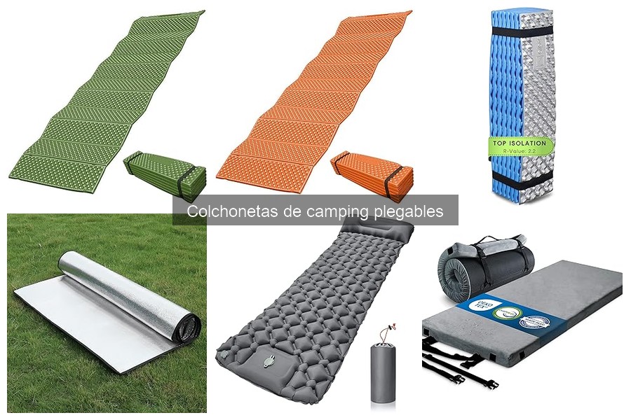 Problemas comunes con colchonetas de camping plegables