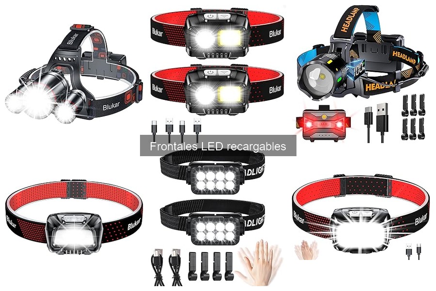 Problemas comunes con frontales LED recargables y soluciones