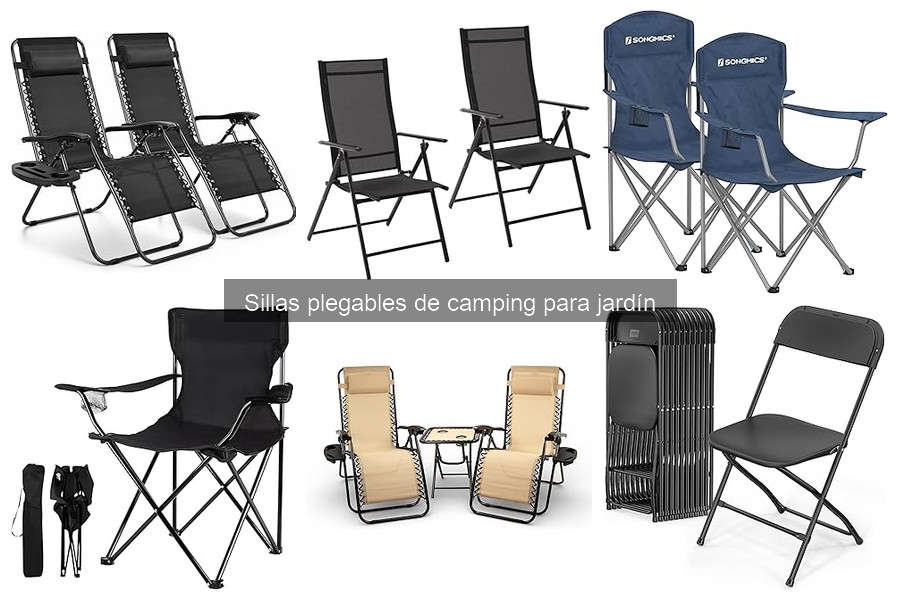 Problemas comunes con sillas plegables de camping