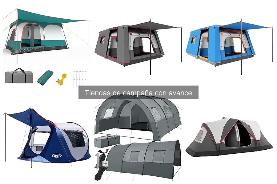 Problemas comunes con tiendas de campaña con avance