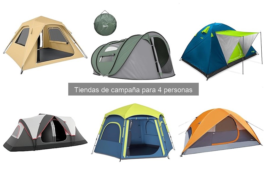 Problemas comunes con tiendas de campaña para 4 personas