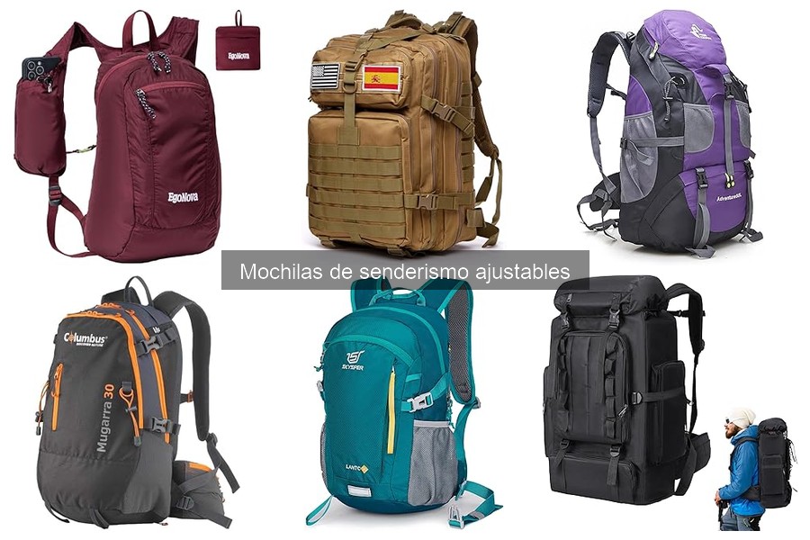¿Qué capacidad debe tener una mochila de senderismo ajustable?