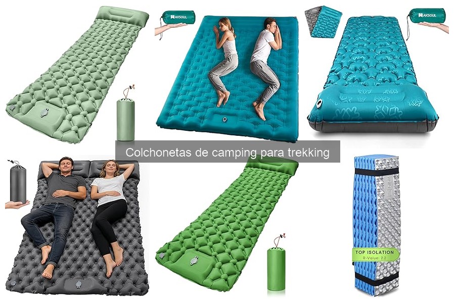 ¿Qué es una colchoneta de camping para trekking?