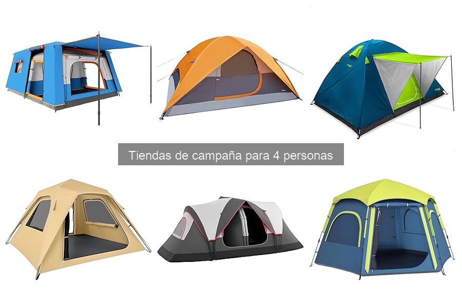 Recomendaciones para acampar en familia con tienda de 4 personas
