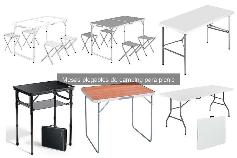 Reseñas de mesas plegables de camping: experiencias de usuarios