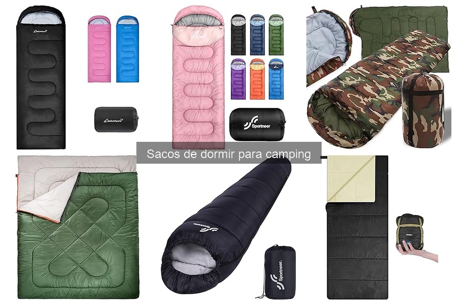 Sacos de dormir con características especiales para camping