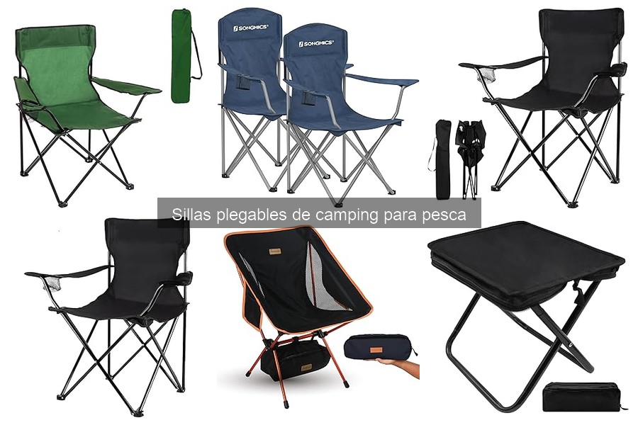 Sillas de camping con aislamiento térmico para pesca