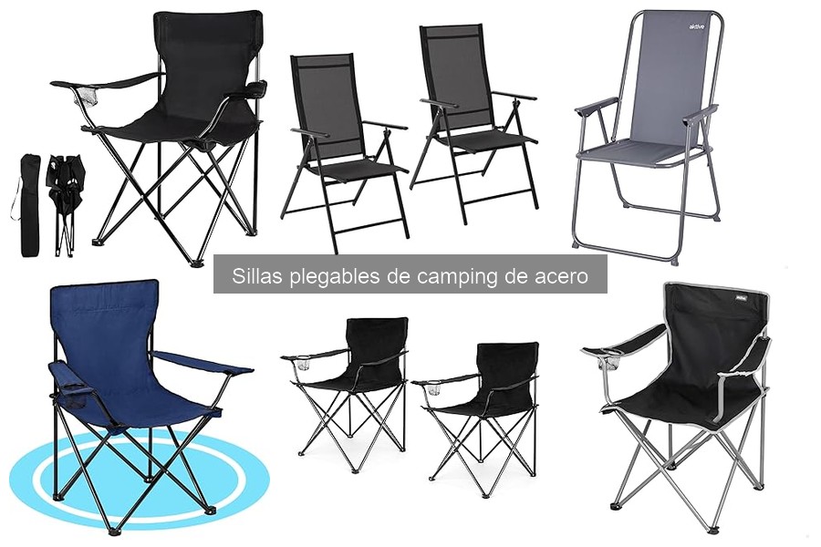 Sillas plegables de camping de acero: ¿son resistentes al agua?