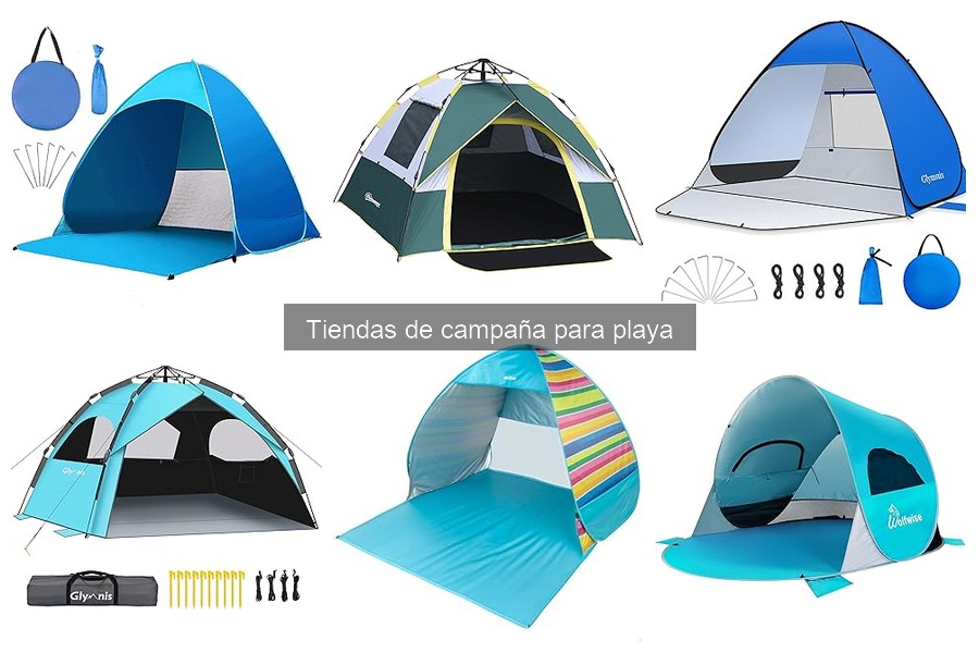 Tiendas de campaña para playa: eligiendo según el clima