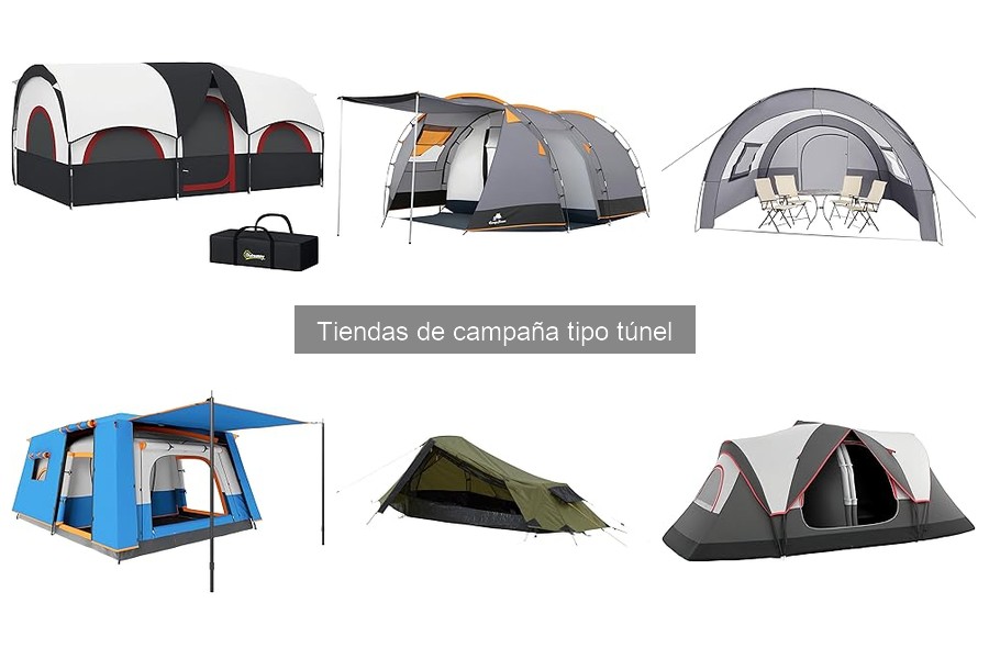 Tiendas de campaña tipo túnel: características y ventajas